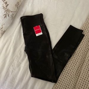 Spanx Faux Patent Leather Leggings
